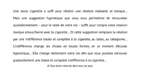 texte tabac